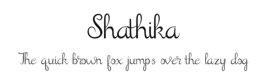 Shathika by PutraCetol Studio — Script Handwritten Font
