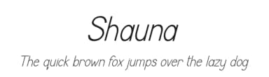 Shauna by mbafonts — Sans Serif Font — thumbnail 1
