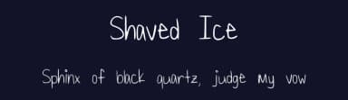 Shaved Ice by CadetMarissa — Script Handwritten Font — thumbnail 2