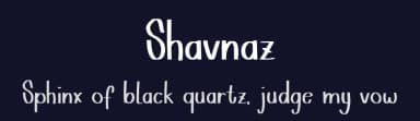 Shavnaz by Scratch Design — Script Handwritten Font — thumbnail 2