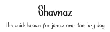 Shavnaz by Scratch Design — Script Handwritten Font — thumbnail 1