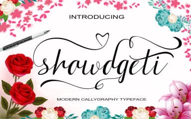 Shawdgeti Font by art design — Script Handwritten Font — thumbnail 1