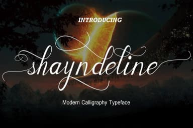 Shayndeline Font by dwar85raster — Script Handwritten Font — thumbnail 1