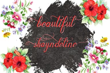 Shayndeline Font by dwar85raster — Script Handwritten Font — thumbnail 6
