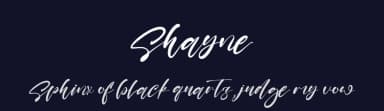 Shayne by Kong Font — Script Handwritten Font — thumbnail 2
