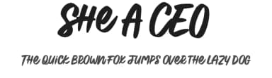 She A CEO by ReveryWorks — Script Handwritten Font — thumbnail 1