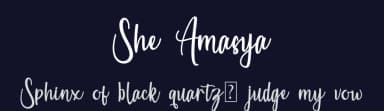 She Amasya by Marchtwentype — Script Handwritten Font — thumbnail 2