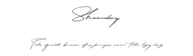 Sheanday by Mozyen Studio — Script Handwritten Font — thumbnail 1