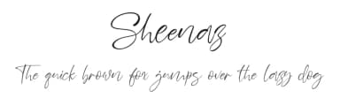 Sheenaz by Khurasan — Script Handwritten Font — thumbnail 1
