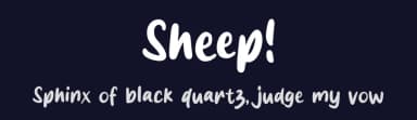 Sheep by MJType — Script Handwritten Font — thumbnail 2