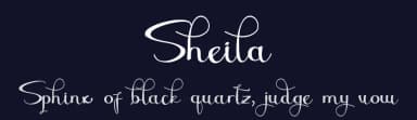 Sheila by Andrean Prabowo — Script Handwritten Font — thumbnail 2