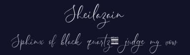 Sheilazain by Typia Nesia — Script Handwritten Font — thumbnail 2