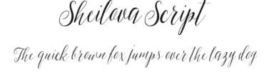 Sheilova Script by Zulfan Iskandar — Script Handwritten Font — thumbnail 1