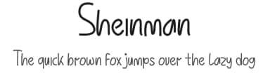 Sheinman by Edric Studio — Script Handwritten Font — thumbnail 1