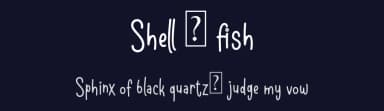 Shell & fish by Toko Laris Djaja — Script Handwritten Font — thumbnail 2