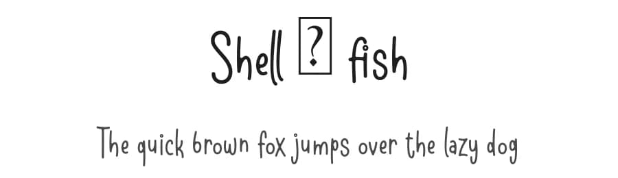 Shell & fish by Toko Laris Djaja — Script Handwritten Font