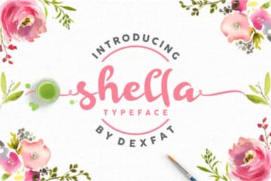 Shella Script Font by Getypes Studio — Script Handwritten Font — thumbnail 1