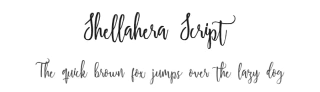 Shellahera Script by Ryan Prasetya — Script Handwritten Font