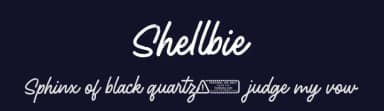 Shellbie by Kong Font — Script Handwritten Font — thumbnail 2