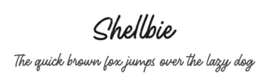 Shellbie by Kong Font — Script Handwritten Font — thumbnail 1