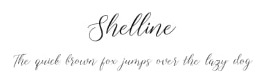 Shelline by Almarkhatype — Script Handwritten Font — thumbnail 1