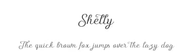 Shelly by Beautypes — Script Handwritten Font — thumbnail 1
