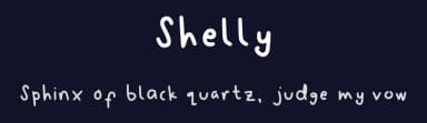 Shelly by Shelly — Script Handwritten Font — thumbnail 2