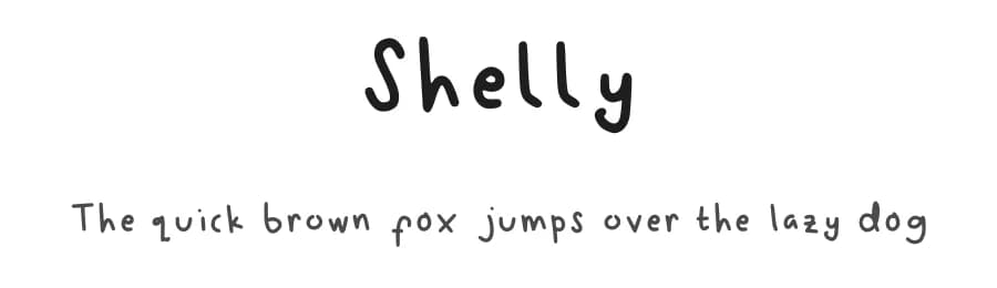 Shelly by Shelly — Script Handwritten Font