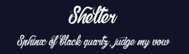 Shelter by dcoxy - Greg Medina — Script Handwritten Font — thumbnail 2