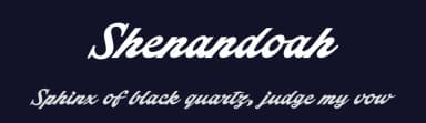 Shenandoah by Måns Grebäck — Script Handwritten Font — thumbnail 2