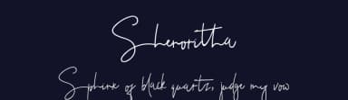 Shenoritha by Azkara Studio Co — Script Handwritten Font — thumbnail 2