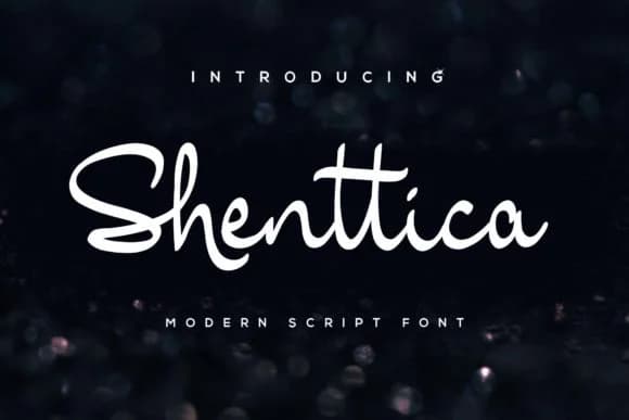 Shenttica Font by LakuFont — Script Handwritten Font