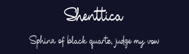 Shenttica by LakuFont — Script Handwritten Font — thumbnail 2