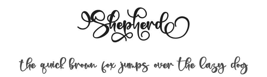 Shepherd by Letterara — Script Handwritten Font