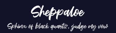 Sheppaloe by Khurasan — Script Handwritten Font — thumbnail 2