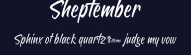 Sheptember by InitiaType — Script Handwritten Font — thumbnail 2