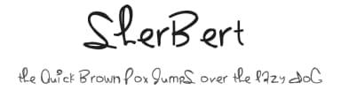 Sherbert by Des Gomez — Script Handwritten Font — thumbnail 1