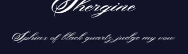 Shergine by madeDeduk — Script Handwritten Font — thumbnail 2
