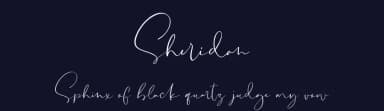 Sheridan by Sronstudio — Script Handwritten Font — thumbnail 2