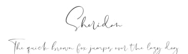 Sheridan by Sronstudio — Script Handwritten Font — thumbnail 1