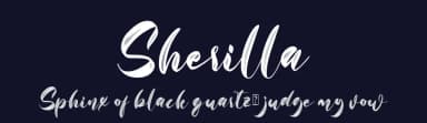Sherilla by Sarif Letter — Script Handwritten Font — thumbnail 2