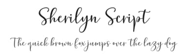 Sherilyn Script by Zane Studio — Script Handwritten Font — thumbnail 1