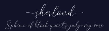 Sherland by Heinzel Std — Script Handwritten Font — thumbnail 2