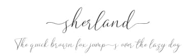 Sherland by Heinzel Std — Script Handwritten Font — thumbnail 1