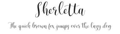 Sherletta by peterdraw — Script Handwritten Font — thumbnail 1