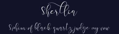 Sherllia by Yoga Letter — Script Handwritten Font — thumbnail 2