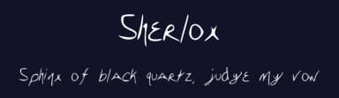 Sherlox by Sherlox — Script Handwritten Font — thumbnail 2