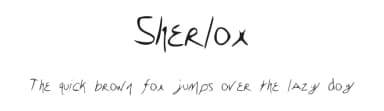Sherlox by Sherlox — Script Handwritten Font — thumbnail 1