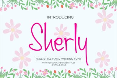 Sherly Font by banks — Script Handwritten Font — thumbnail 1
