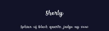 Sherly by Sugiharto Art Studio — Script Handwritten Font — thumbnail 2